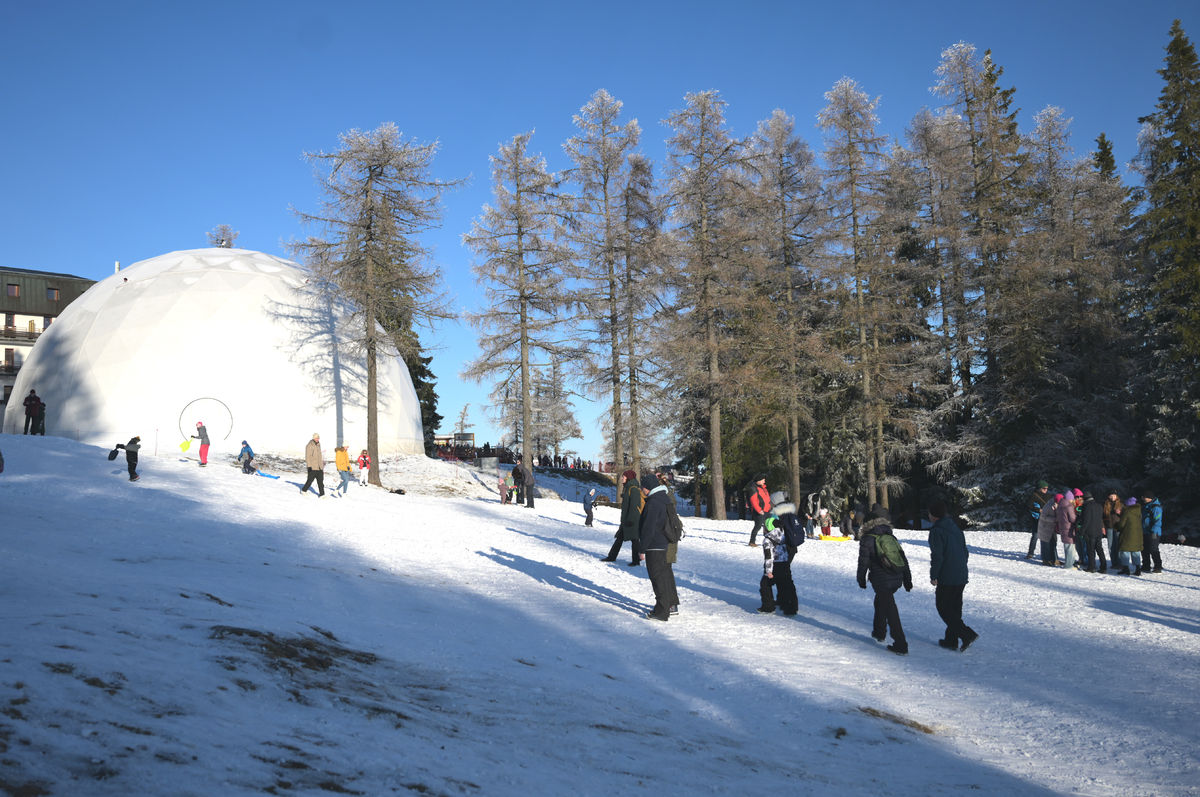 Vysoké Tatry Zima Turistika Hrebienok