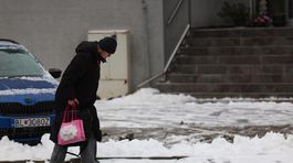 Bratislava, poľadovica, zima, sneh