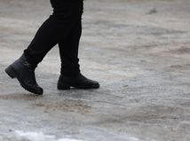 Bratislava, poľadovica, zima, sneh