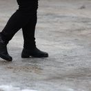 Bratislava, poľadovica, zima, sneh