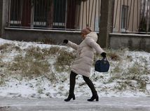 Bratislava, poľadovica, zima, sneh