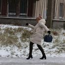 Bratislava, poľadovica, zima, sneh