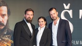 Herec Lukáš Pelč, režisérka Mariana Čengel Solčanská a herec Lukáš Dóza. 