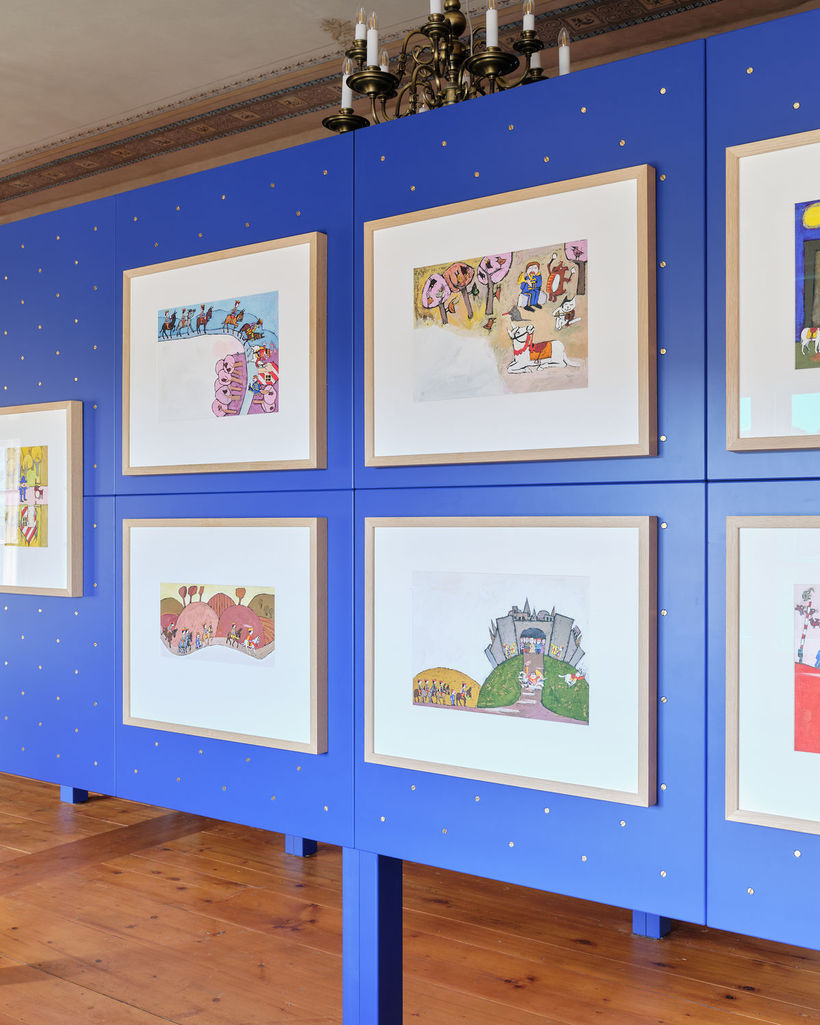 Pohľad do expozície Paláca ilustrácie.