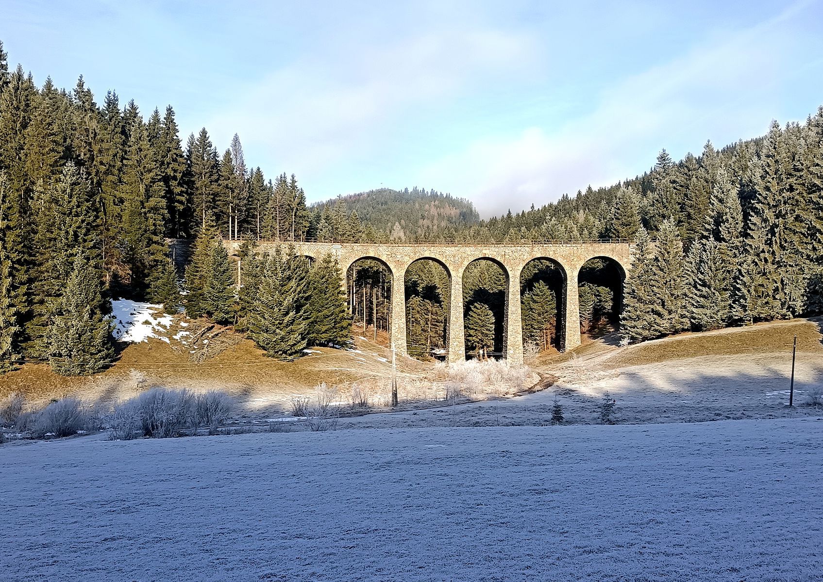 Unikátna technická stavba Chmarošský viadukt je...
