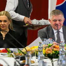Denisa Saková / Robert Fico /