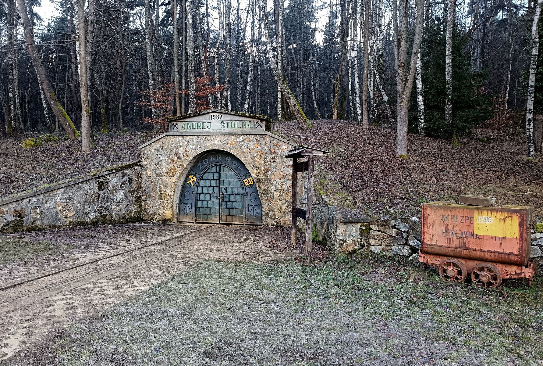 Štôlňa Andrej v Kremnici,  kde sa ťažilo zlato