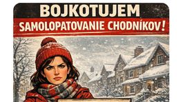 bojkot lopatovania chodnikov