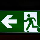 exit, únik, východ,