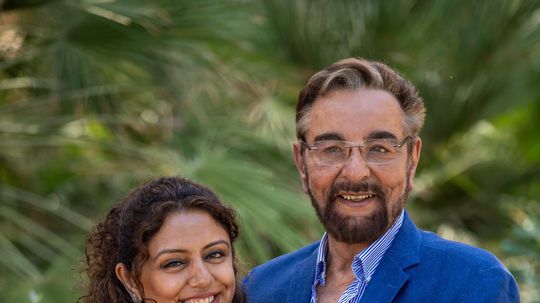 Herec Kabir Bedi a jeho štvrtá manželka Parveen...