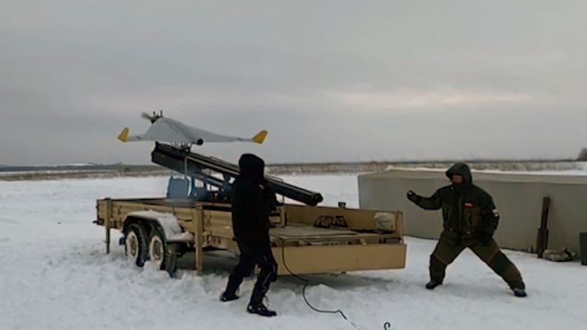 Štart ruského dronu Italmas
