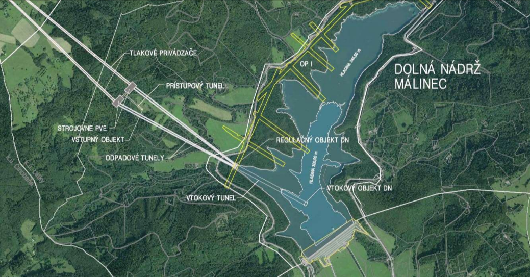 Projekt Prečerpávacej vodnej elektrárne (PVE)...