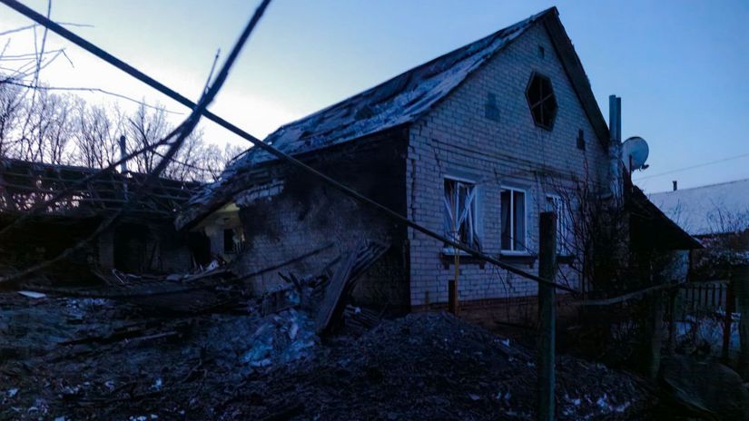 Charkovská oblasť po ruskom útoku 17. januára 2025