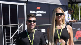 Chiara Ferragni na archívnej snímke s bývalým manželom Fedezom.