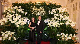 Riaditeľ Slovenskej filharmónie Marián Turner s manželkou. 