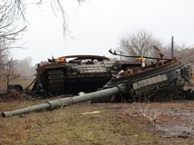 T-64BV, zničený tank, vojna