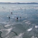 zamrznutý Balaton