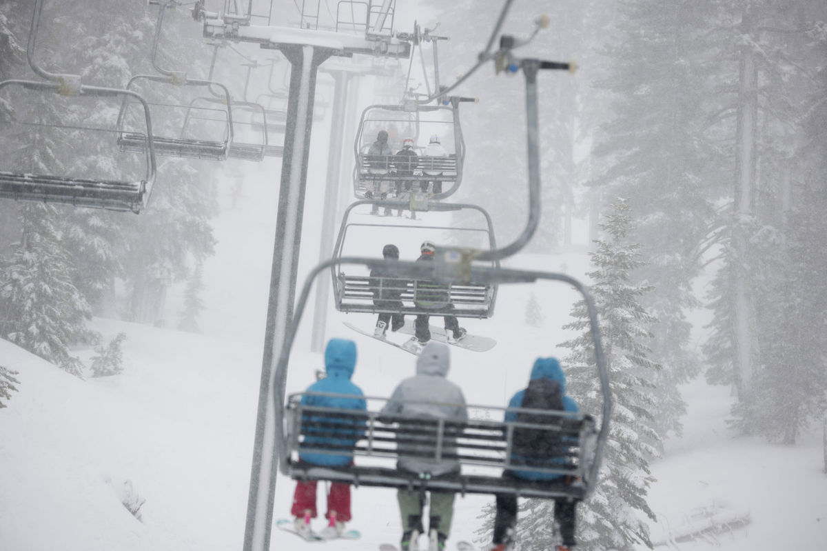 Kalifornia, lyžovanie