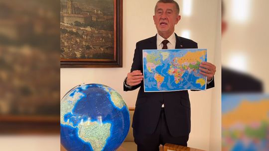 Babiš si kúpil glóbus za 15-tisíc, aby videl, kde je Grónsko. Dúfa, že spor sa podarí vyriešiť diplomatickou cestou