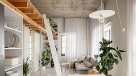 loft, interiér, byt, architekt