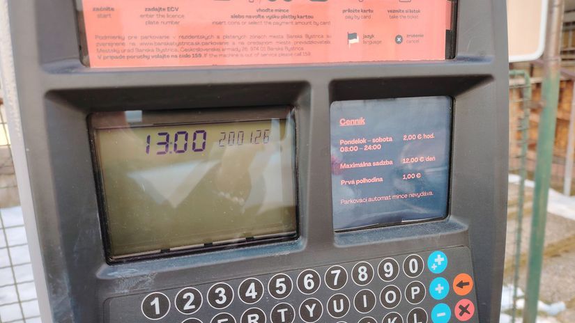 Parkovacie automaty v meste pod Urpínom sú od...