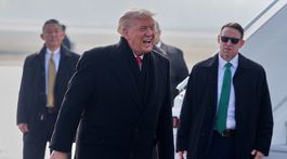 APTOPIX Switzerland Davos Trump