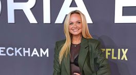 Emma Bunton na premiére dokumentu Victoria...