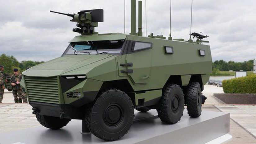 Francúzsky viacúčelový obrnený transportér VBMR...