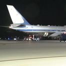 Trump, lietadlo, návrat, Air Force One, video Reuters