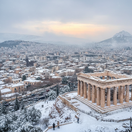 Grécko, Atény, sneh