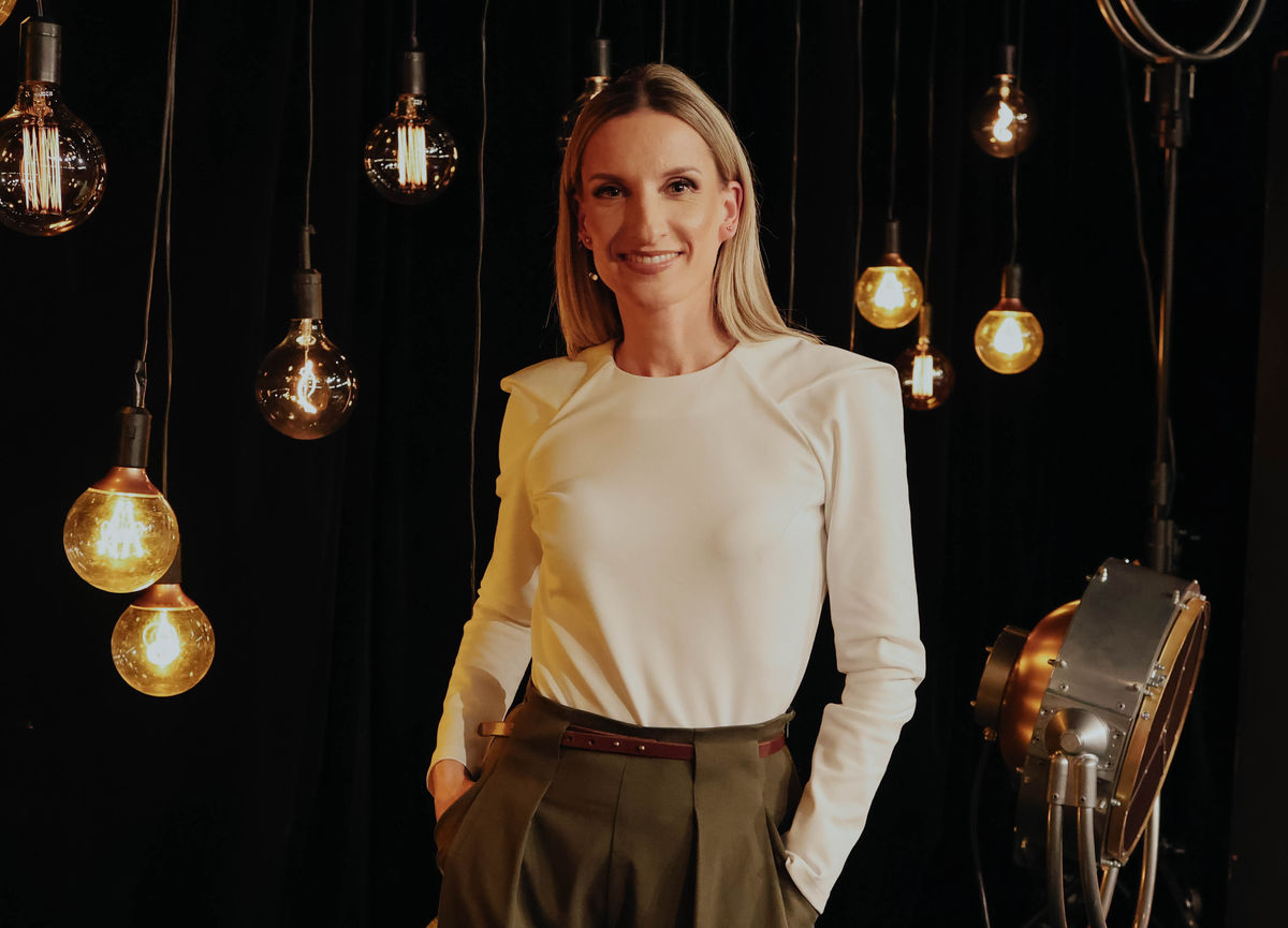 Moderátorka Adela Vinczeová.