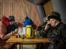 Ukrajina Rusko útoky kyjev zima