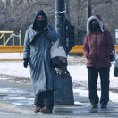 USA Počasie Zima Chicago