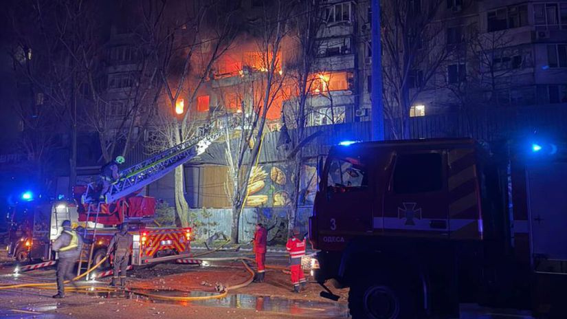 Odesa po ruskom útoku 27. januára 2026