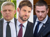 Robert Fico, Michal Šimečka, Milan Uhrík