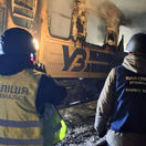 Osobný vlak po ruskom útoku 27. januára 2026