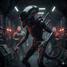 Vesmírny votrelec - obrázok vytvorený AI