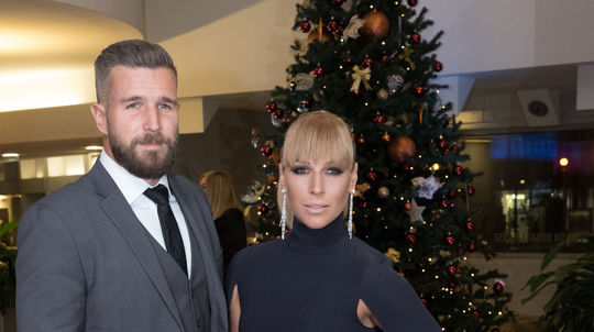 Dominika Cibulková a jej manžel Michal Navara v...