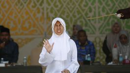 Výkon trestu bičovaním v meste Banda Aceh