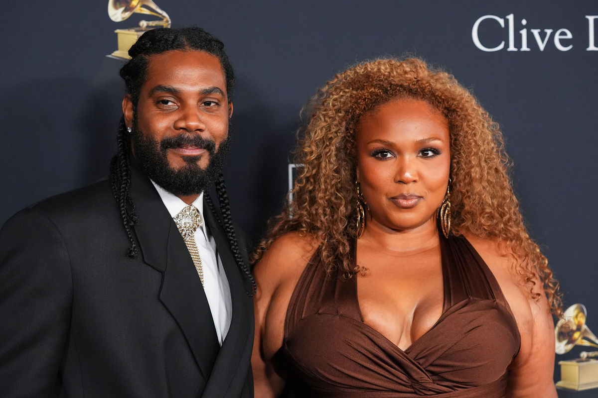 Speváčka Lizzo a jej partner Myke Wright.