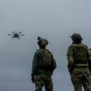 Vampire, dron, ukrajinskí vojaci, vojna