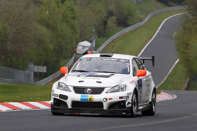 Lexus IS F at the 24-hour race at the Nürburgring in...