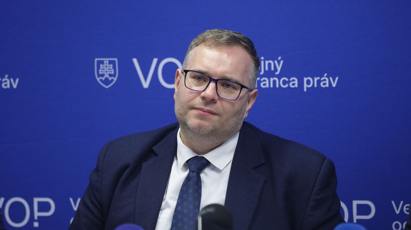 Public Defender of Rights Róbert Dobrovodský during...