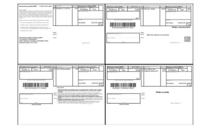 Nové SIPO doklady.