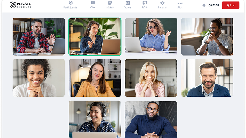 Private Discuss visio