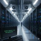 Serverovňa - obrázok vytvorený AI