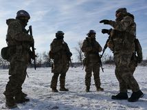 Ukrajinskí vojaci, výcvik, tréning