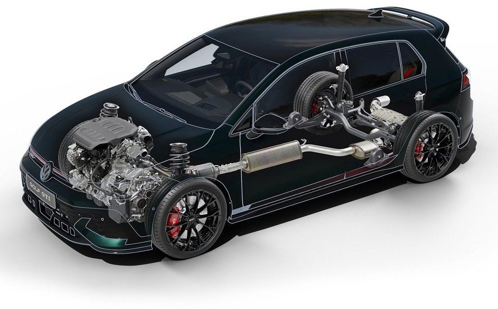 Srdcom Golfu GTI Edition 50 je 4-valec 2,0 TFSI...