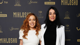 Moderátorka Vera Wisterová (vľavo) a Lucia Hablovičová. 