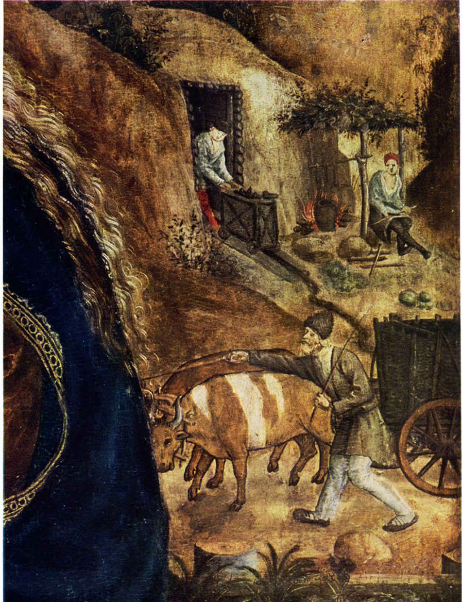 Baníci a hutníci v Rožňave na obraze Sv. Anny...